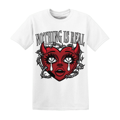 Retro-Red-Taxi-12s-T-Shirt-Match-Nothing-Is-Real