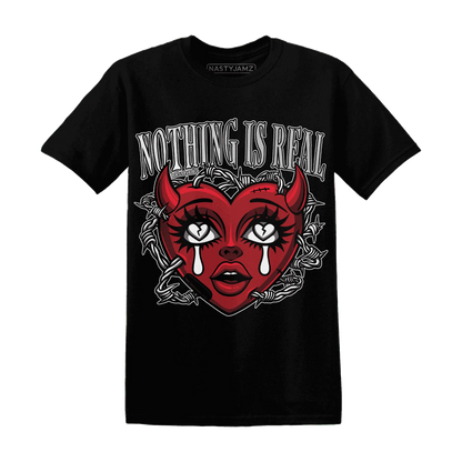 Retro-Red-Taxi-12s-T-Shirt-Match-Nothing-Is-Real