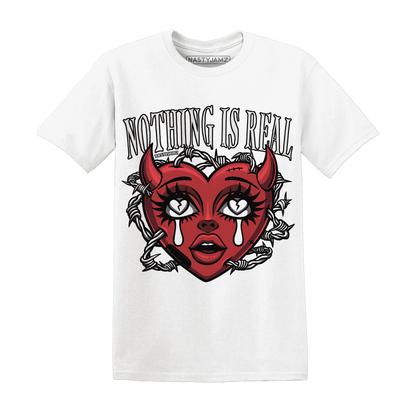 Black-Toe-Reimagined-Red-White-1s-T-Shirt-Match-Nothing-Is-Real