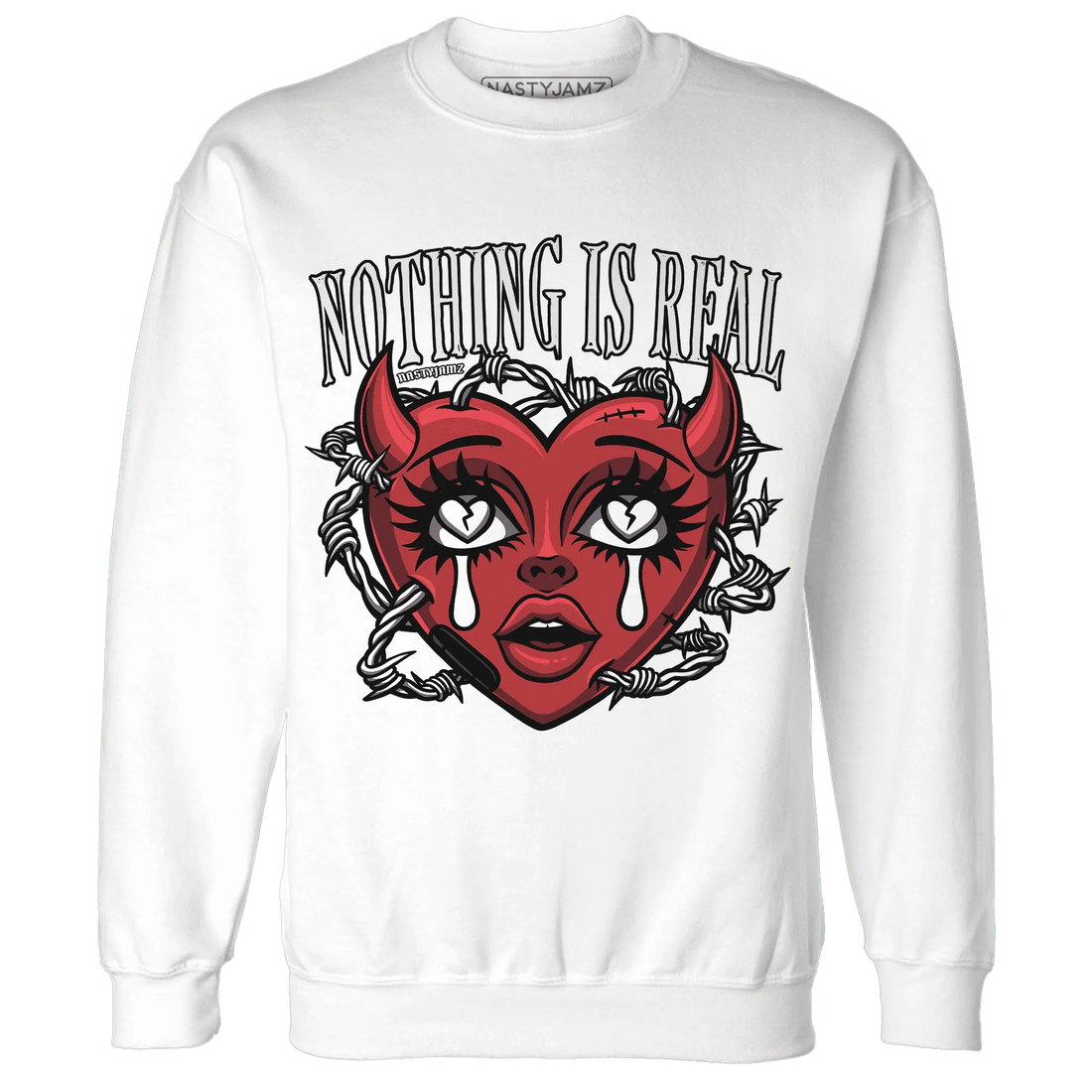 Black-Toe-Reimagined-Red-White-1s-Sweatshirt-Match-Nothing-Is-Real