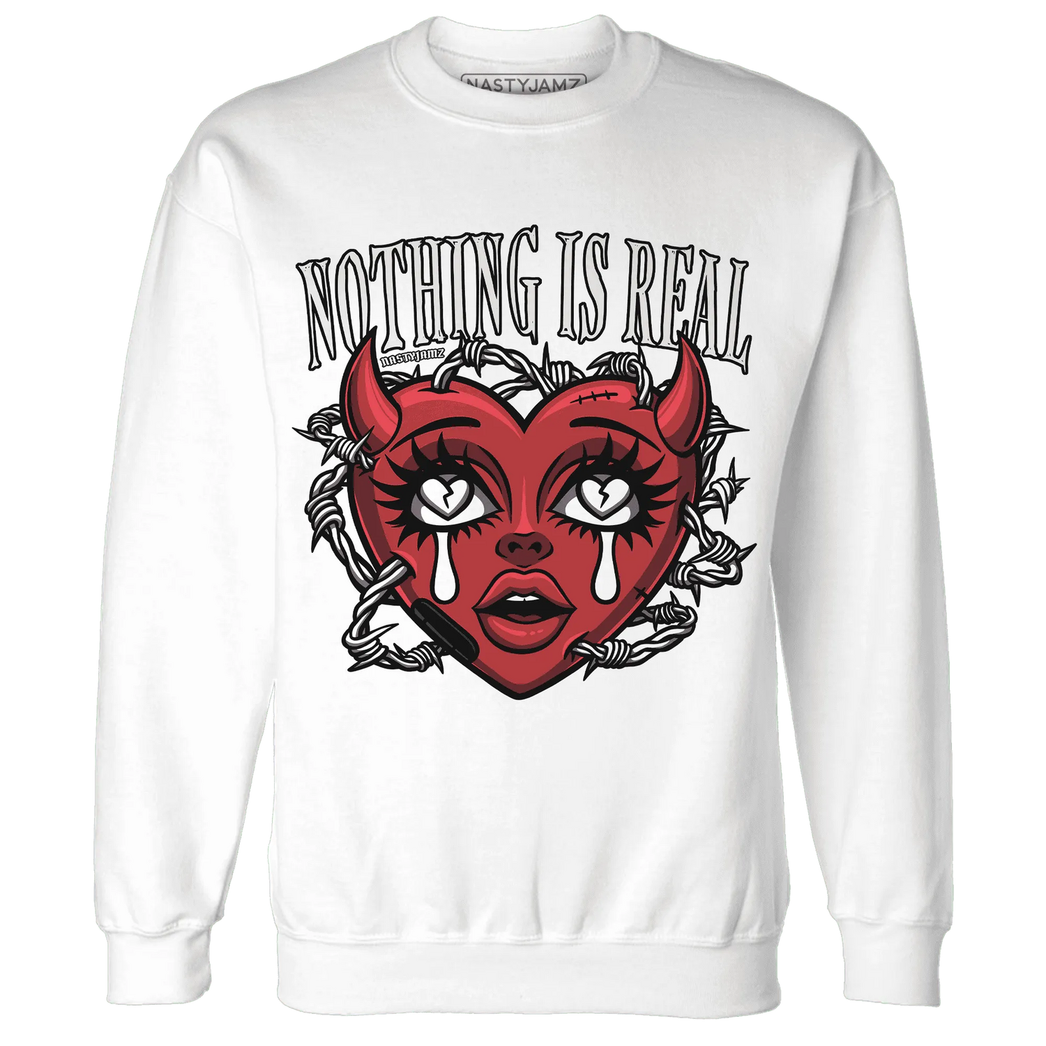 Black-Toe-Reimagined-Red-White-1s-Sweatshirt-Match-Nothing-Is-Real