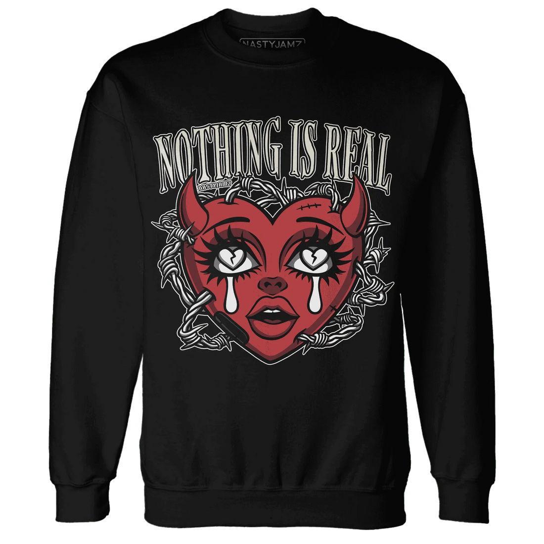 Black-Toe-Reimagined-Red-White-1s-Sweatshirt-Match-Nothing-Is-Real