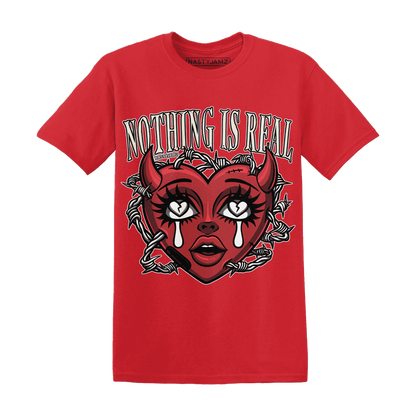 Black-Toe-Reimagined-Red-White-1s-T-Shirt-Match-Nothing-Is-Real