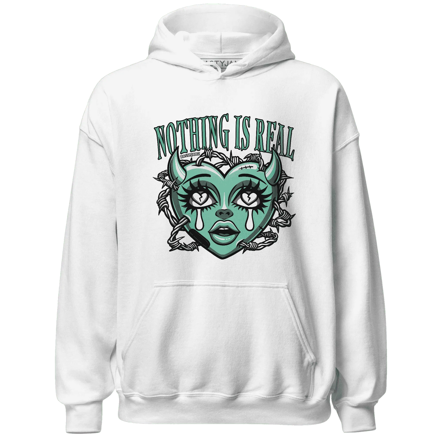 High-OG-Green-Glow-1s-Hoodie-Match-Nothing-Is-Real