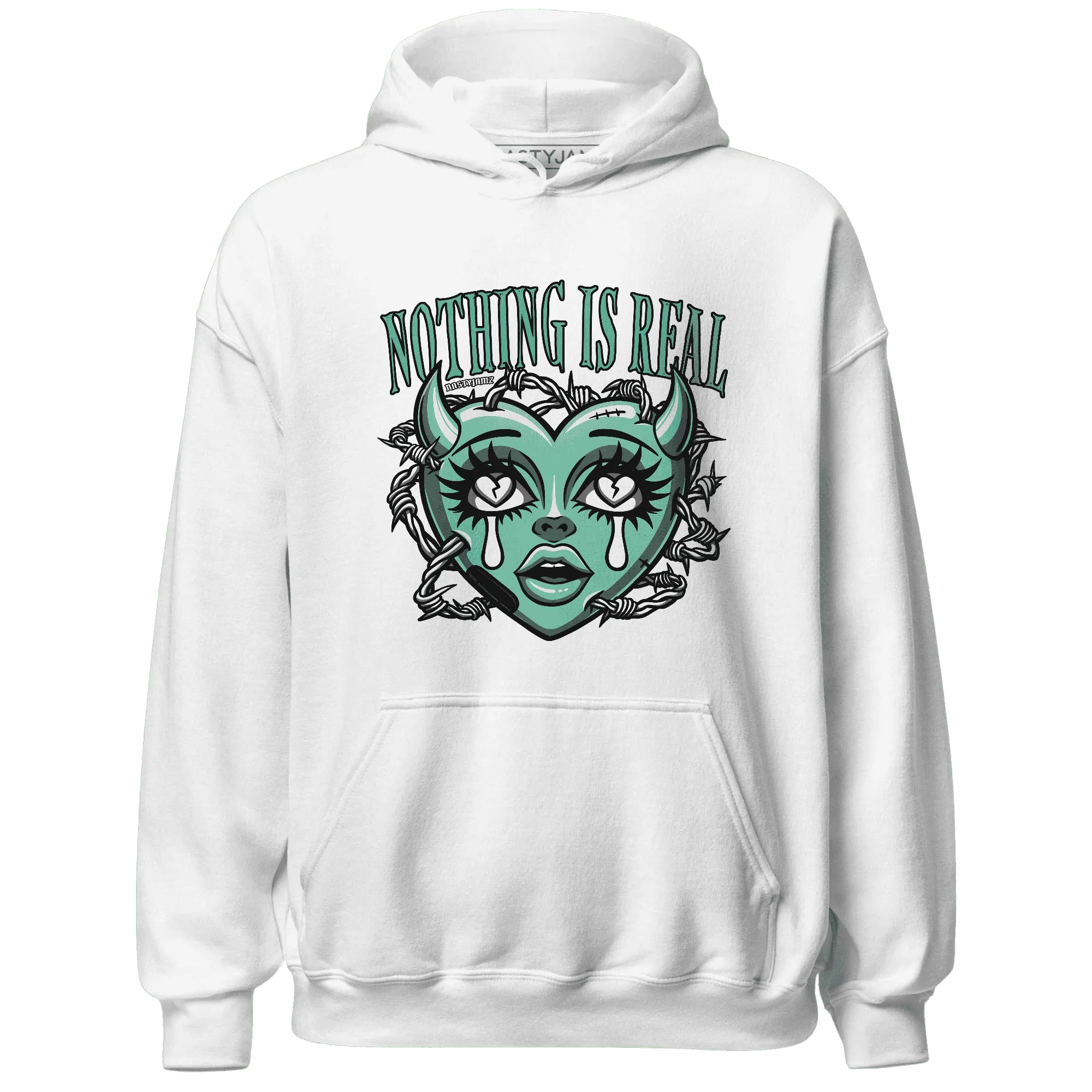 High-OG-Green-Glow-1s-Hoodie-Match-Nothing-Is-Real