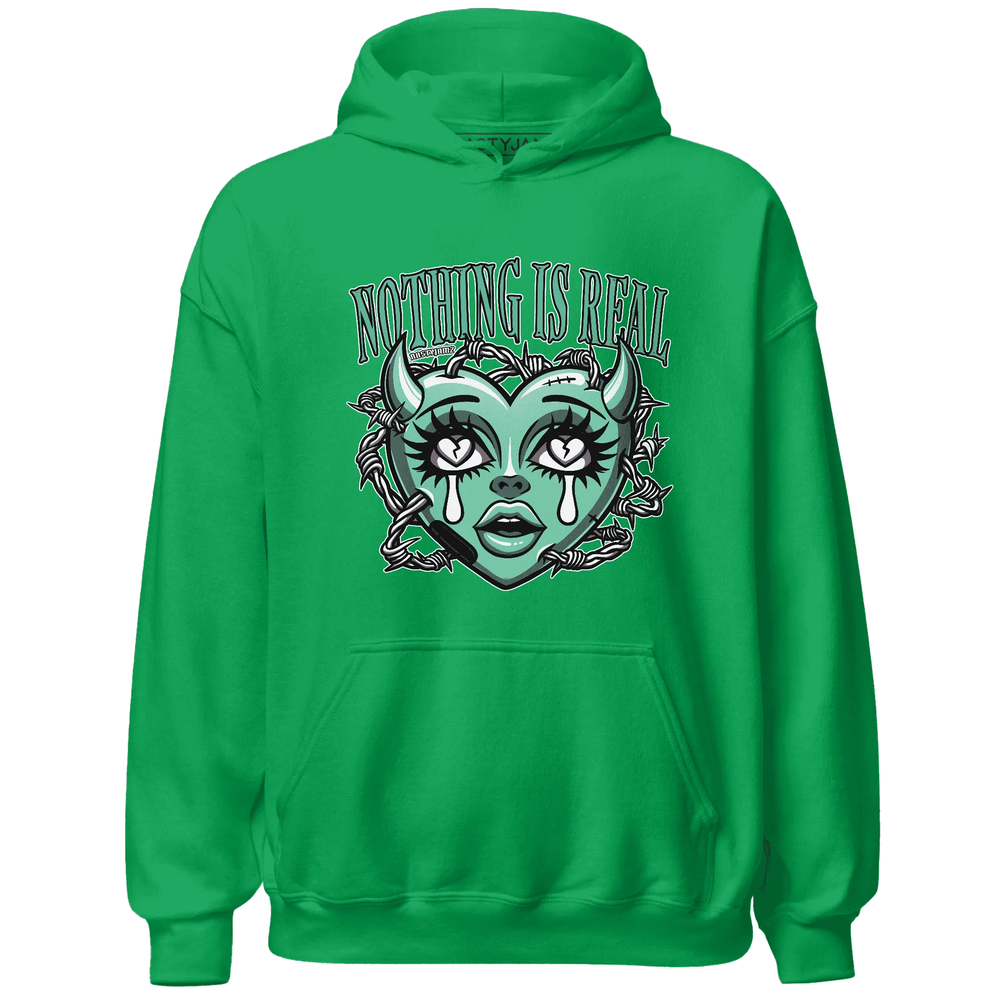 High-OG-Green-Glow-1s-Hoodie-Match-Nothing-Is-Real