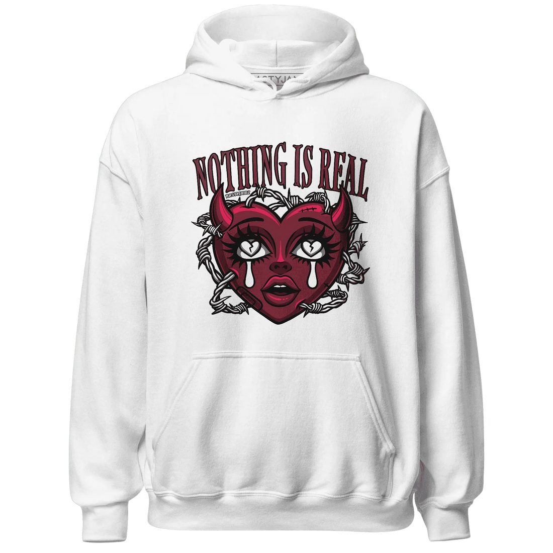 High-White-Team-Red-1s-Hoodie-Match-Nothing-Is-Real