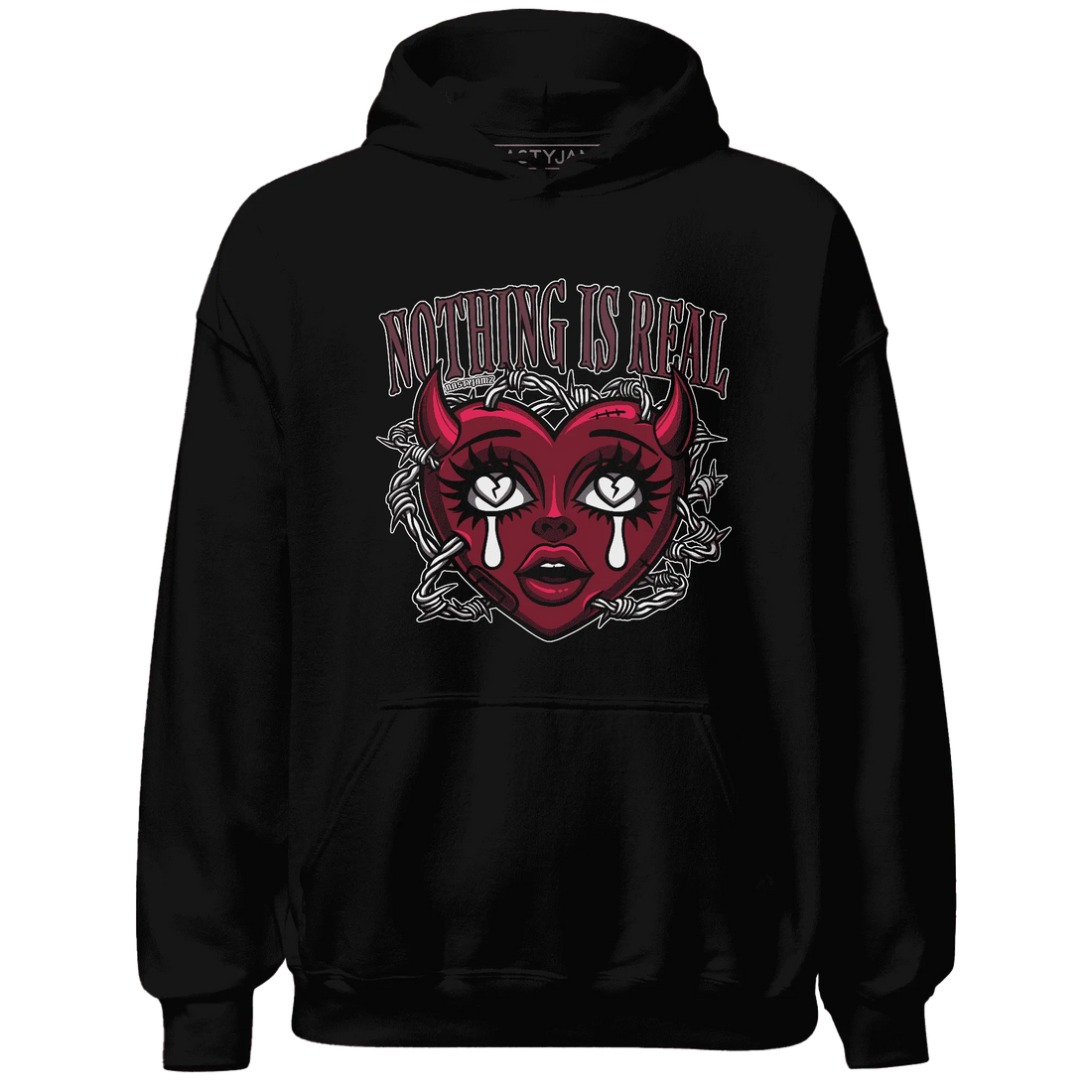 High-White-Team-Red-1s-Hoodie-Match-Nothing-Is-Real