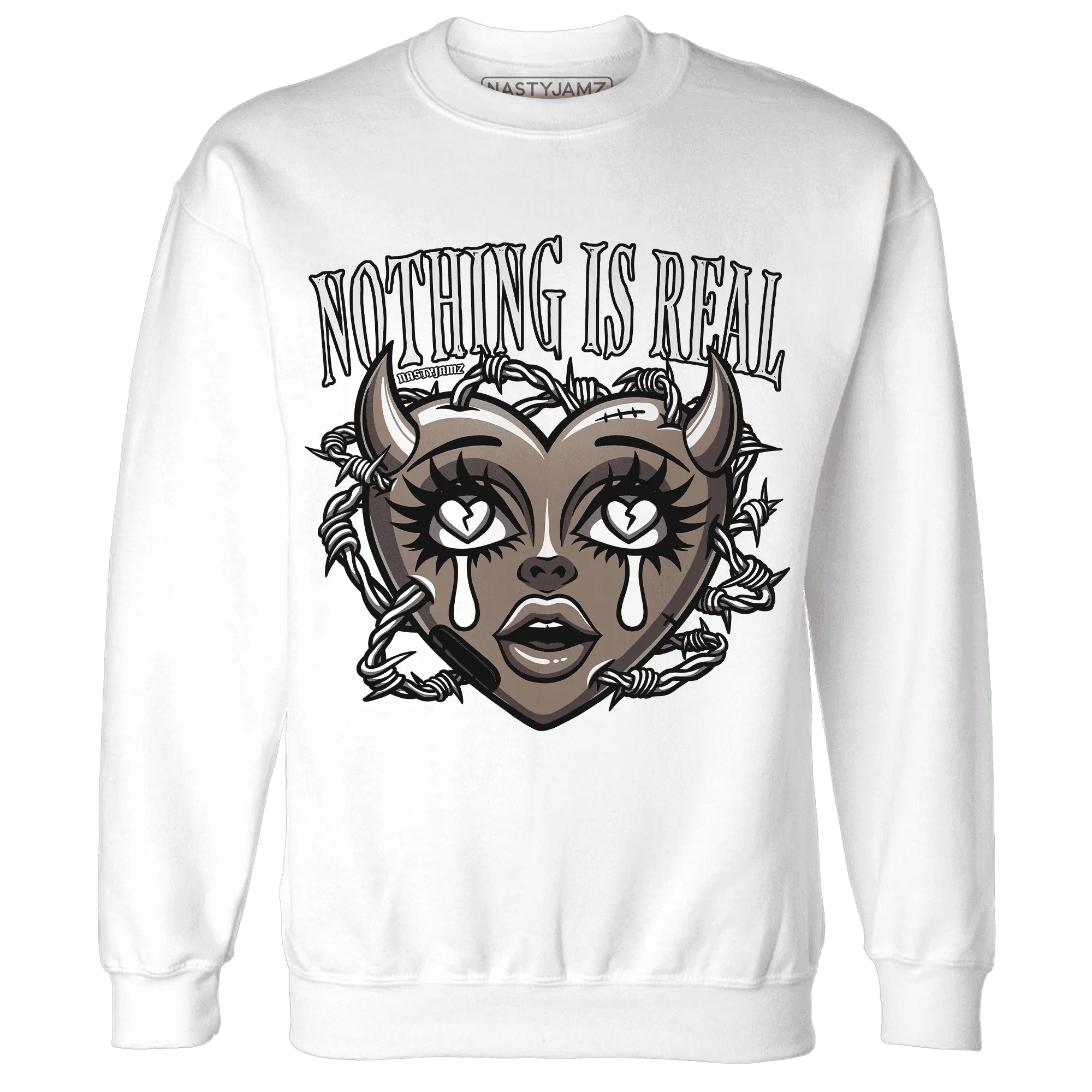 Low-Mocha-1s-NastyJamz-Sweatshirt-Match-Nothing-Is-Real