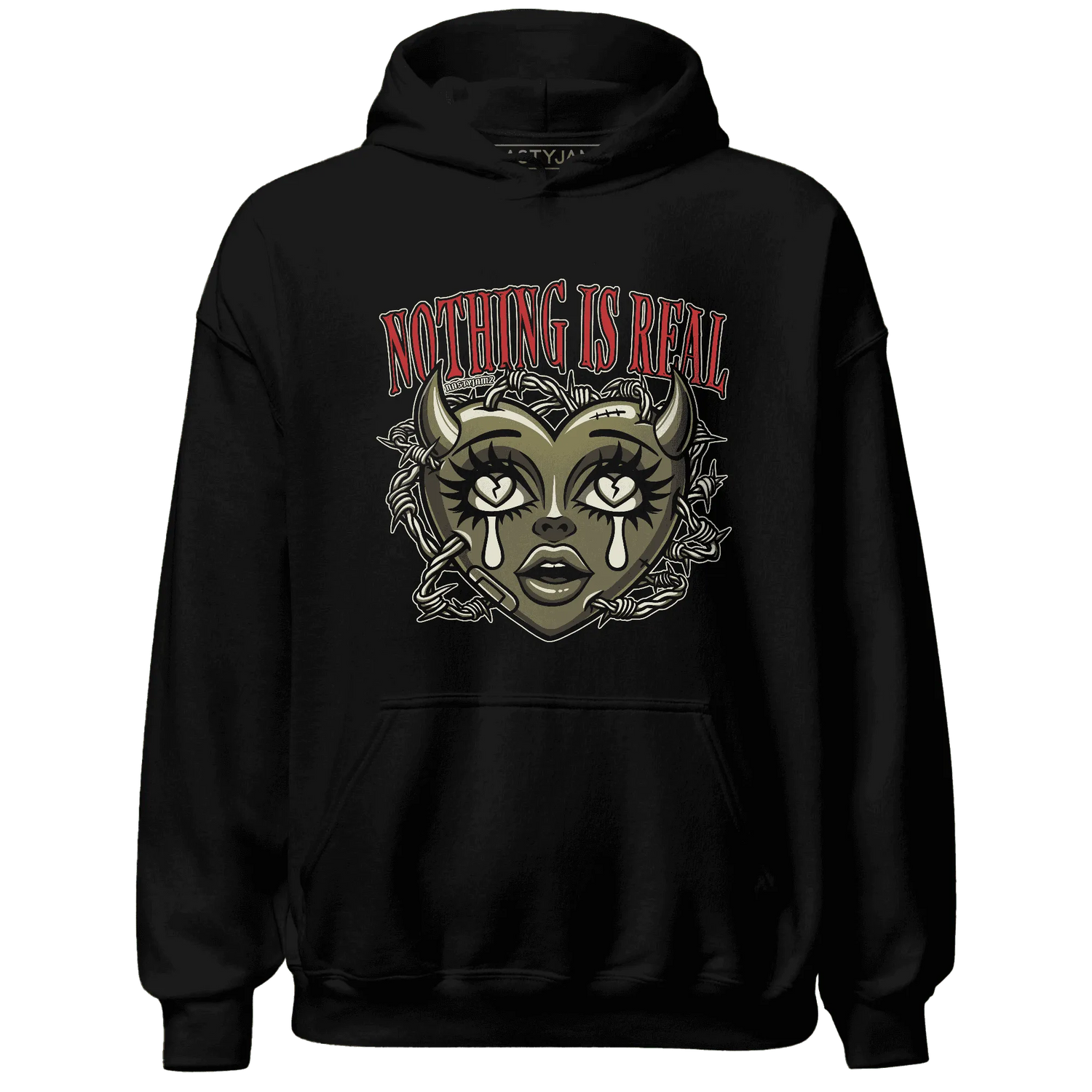 Medium-Olive-1s-NastyJamz-Hoodie-Match-Nothing-Is-Real