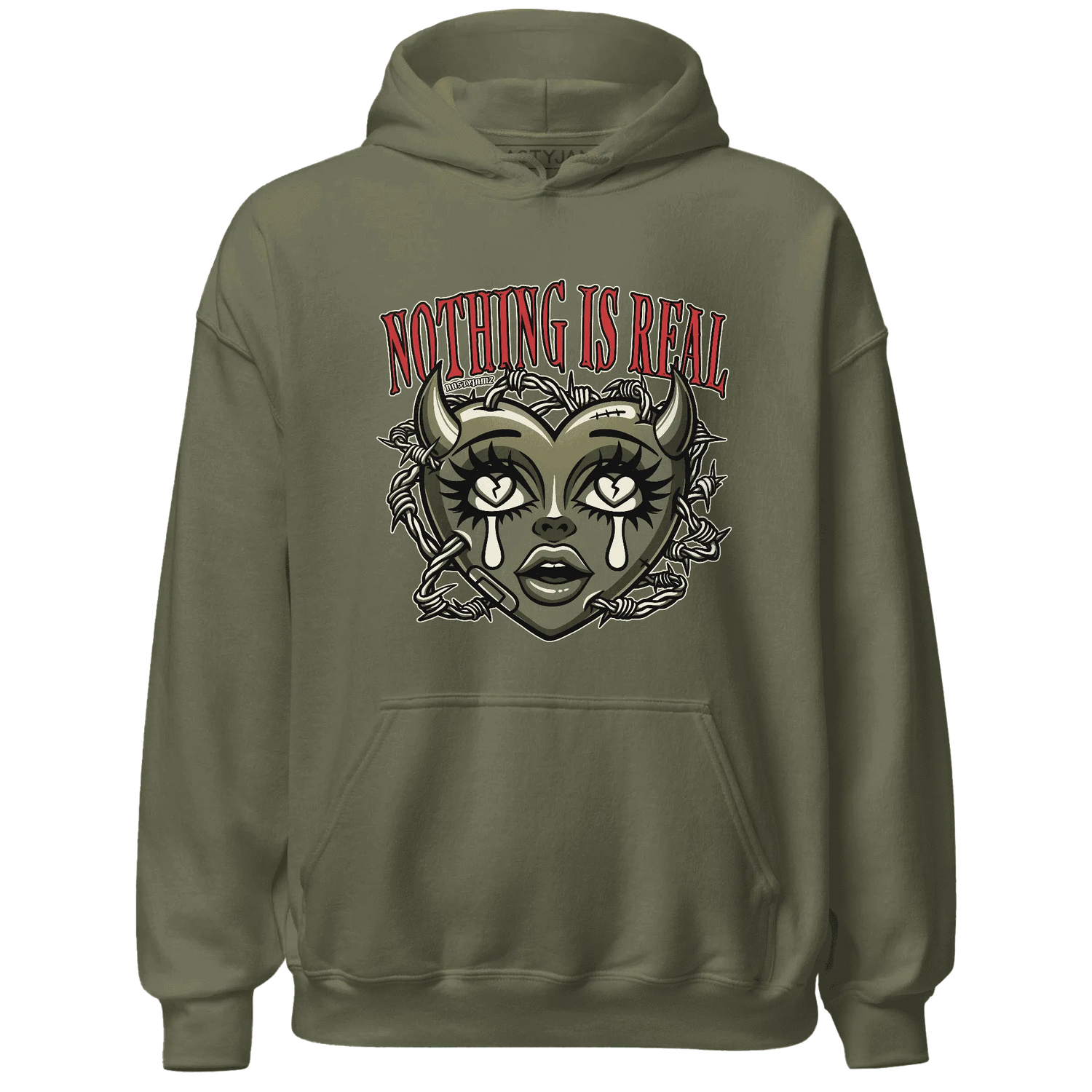 Medium-Olive-1s-NastyJamz-Hoodie-Match-Nothing-Is-Real