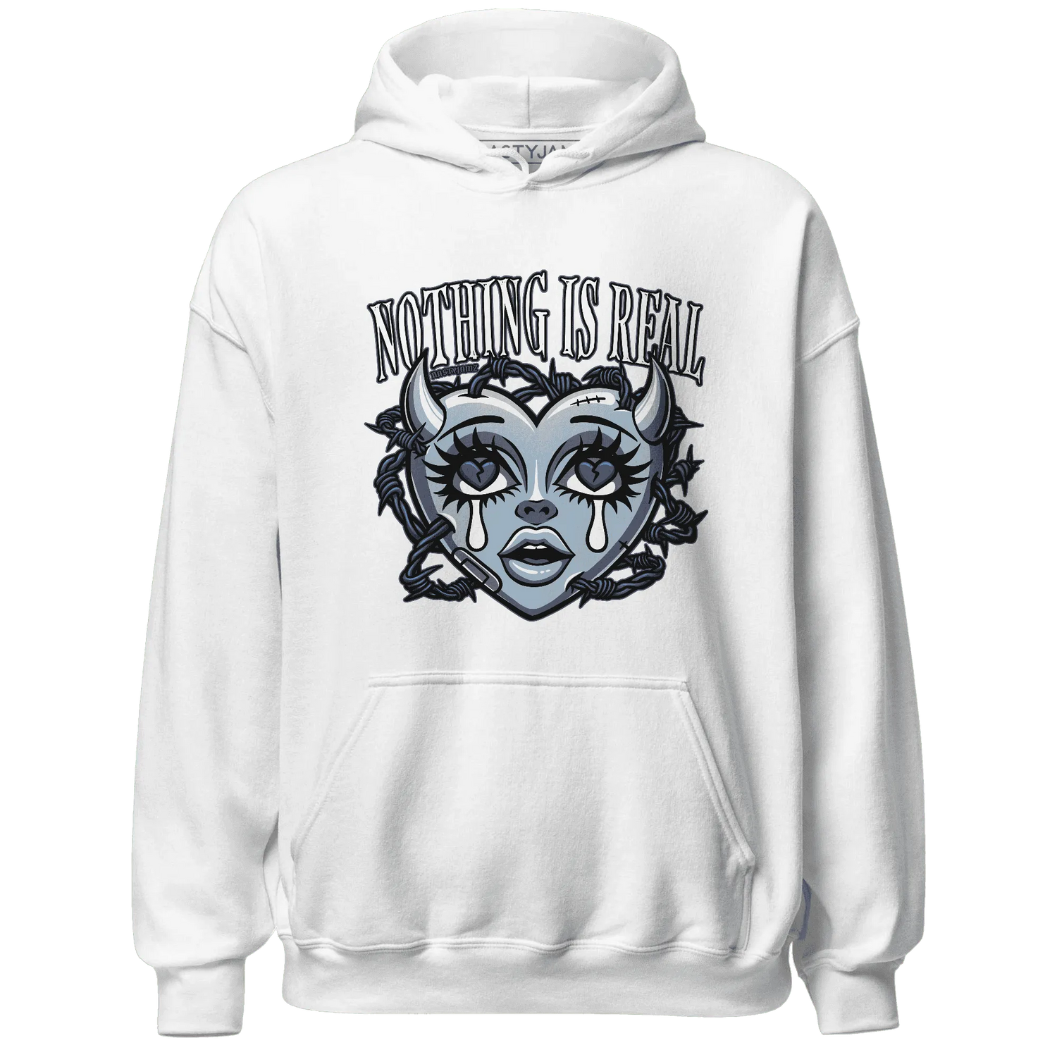 Mid-Diffused-Blue-Grey-1s-Hoodie-Match-Nothing-Is-Real