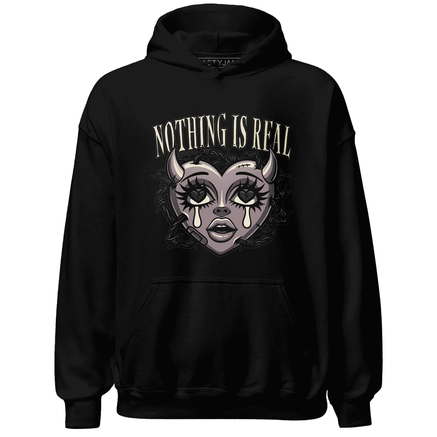 Black-Violet-Ore-3s-NastyJamz-Hoodie-Match-Nothing-Is-Real