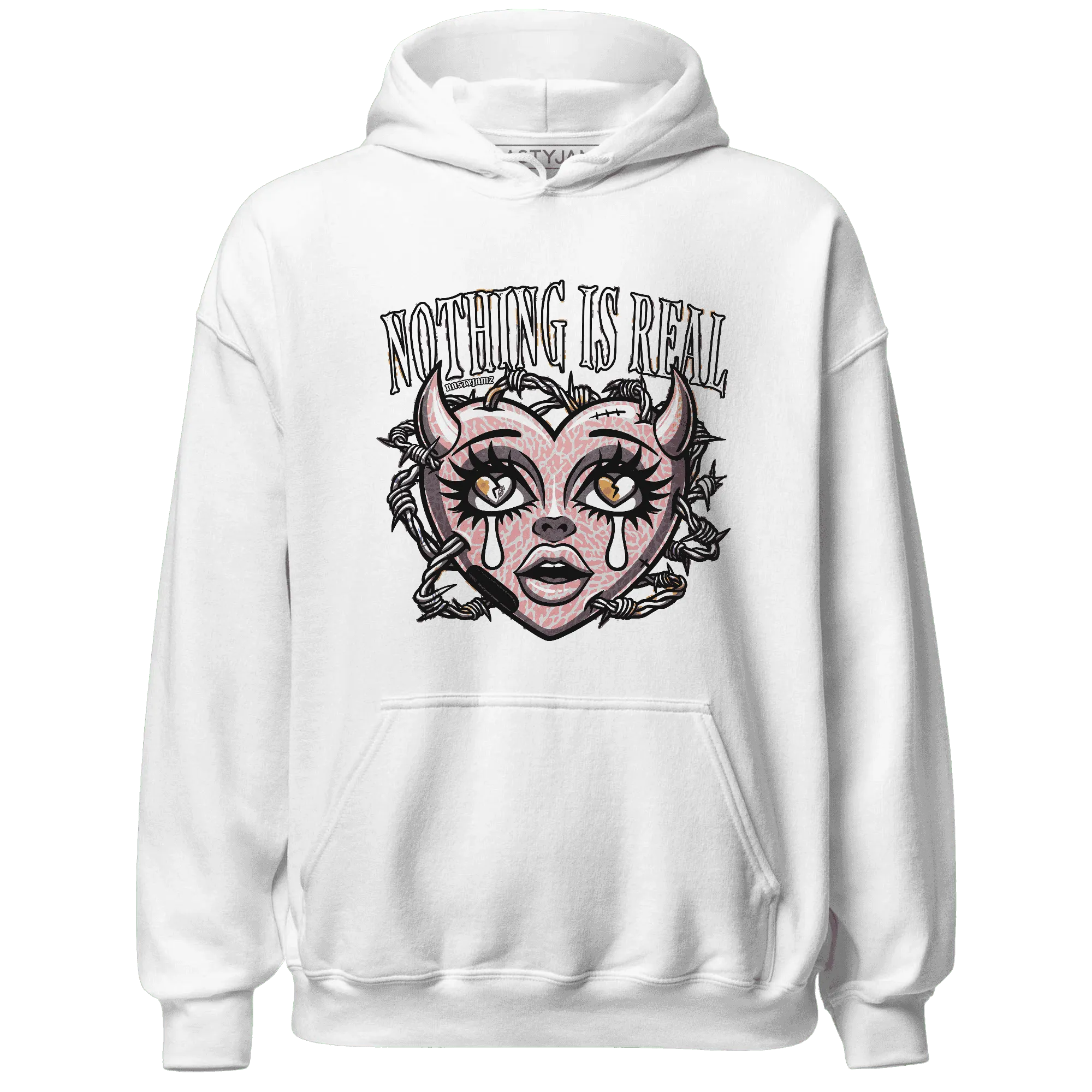Red-Stardust-3s-Hoodie-Match-Nothing-Is-Real