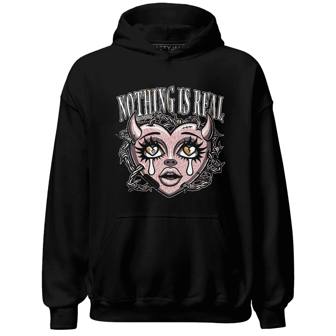 Red-Stardust-3s-Hoodie-Match-Nothing-Is-Real