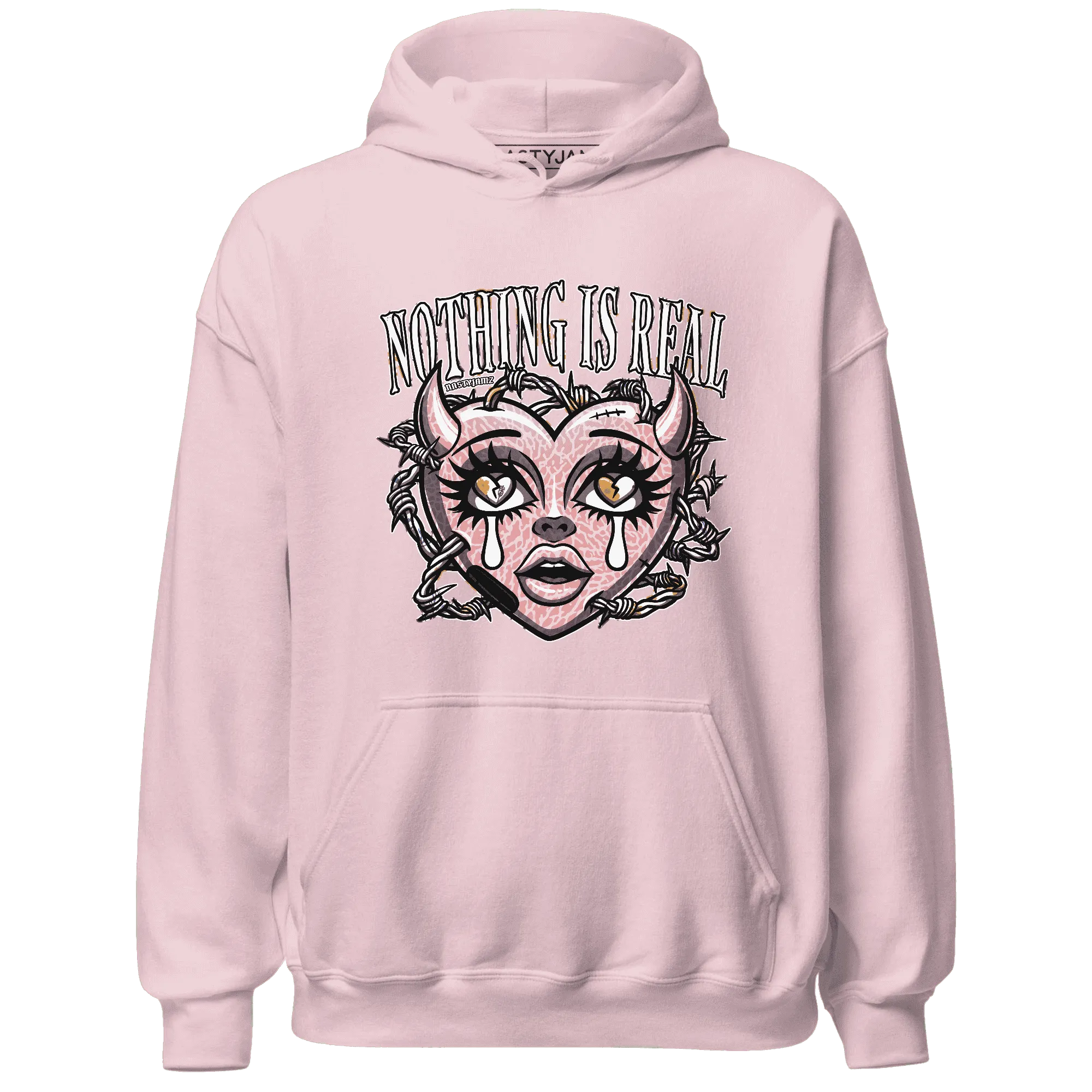 Red-Stardust-3s-Hoodie-Match-Nothing-Is-Real