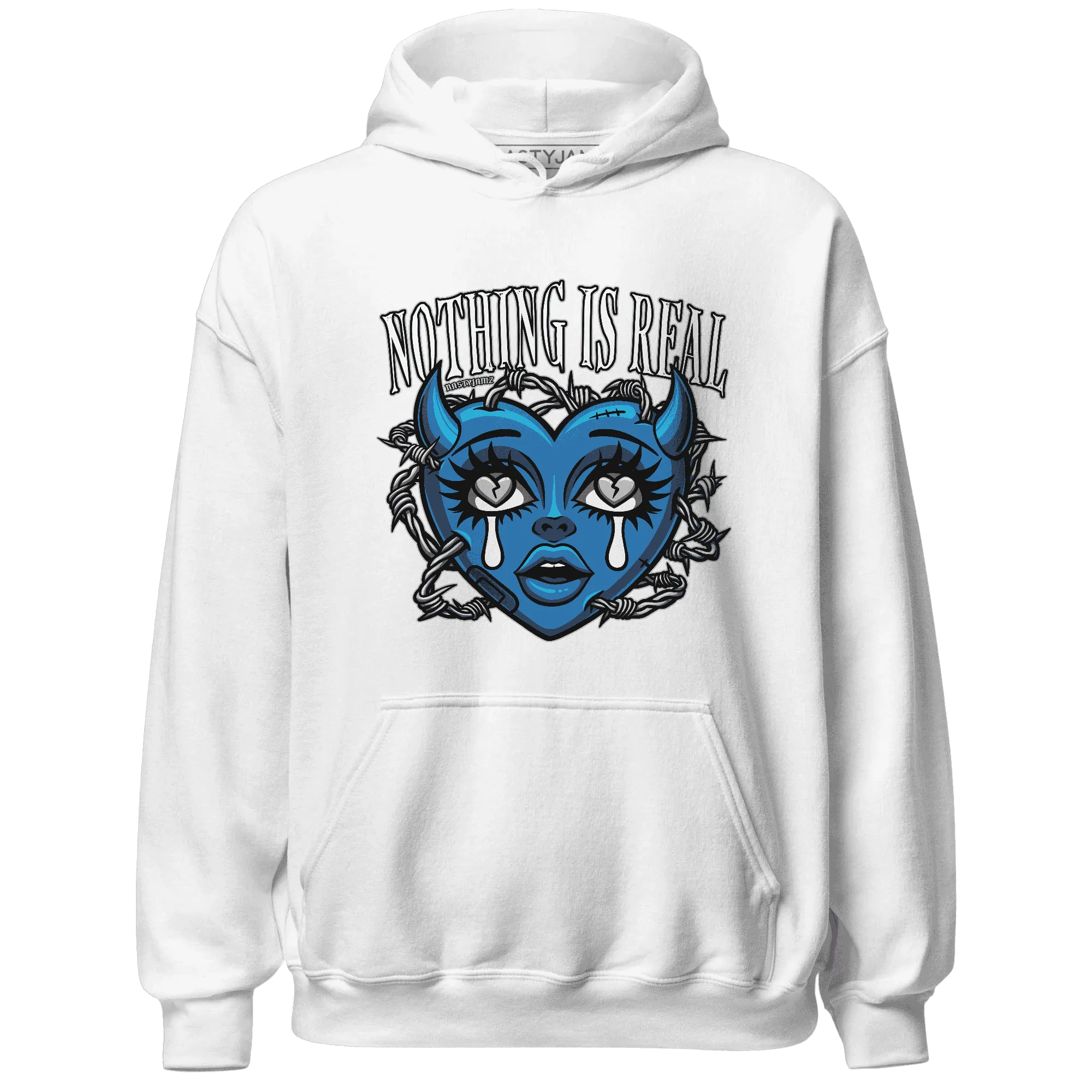 Industrial-Blue-4s-Hoodie-Match-Nothing-Is-Real