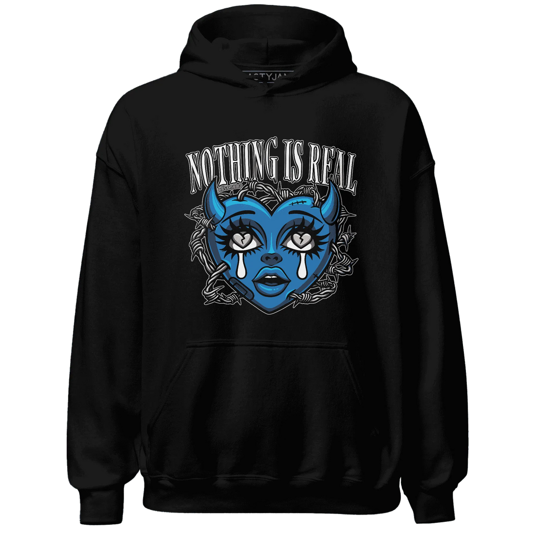Industrial-Blue-4s-Hoodie-Match-Nothing-Is-Real