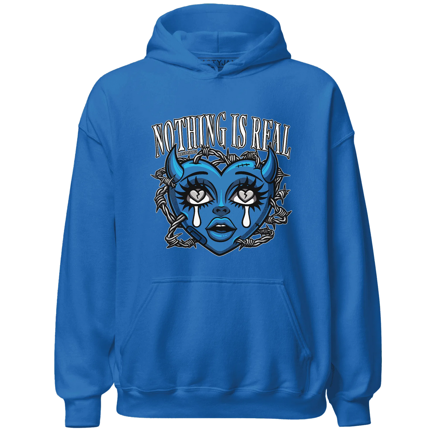 Industrial-Blue-4s-Hoodie-Match-Nothing-Is-Real