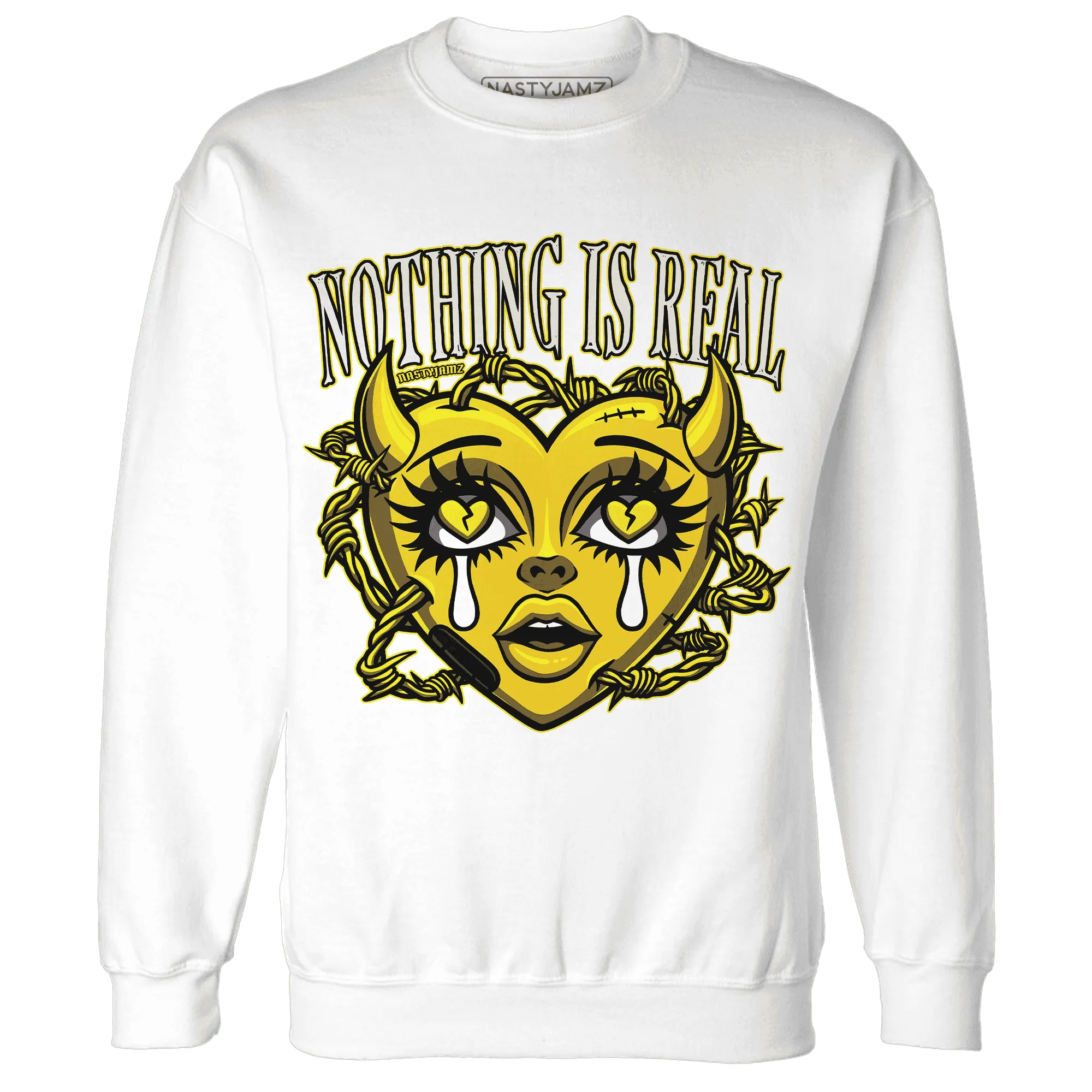 Vivid-Sulfur-4s-Sweatshirt-Match-Nothing-Is-Real