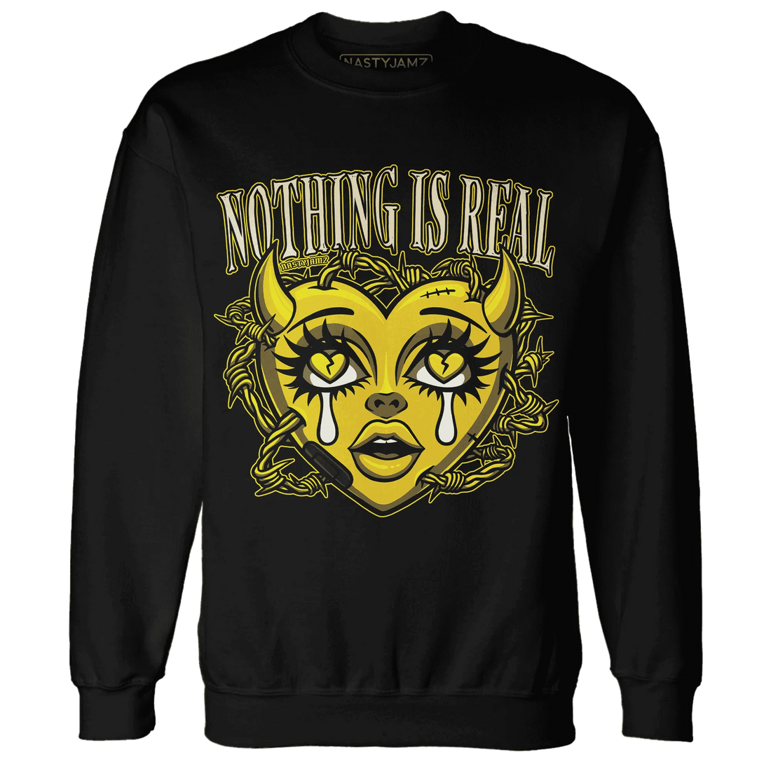 Vivid-Sulfur-4s-Sweatshirt-Match-Nothing-Is-Real