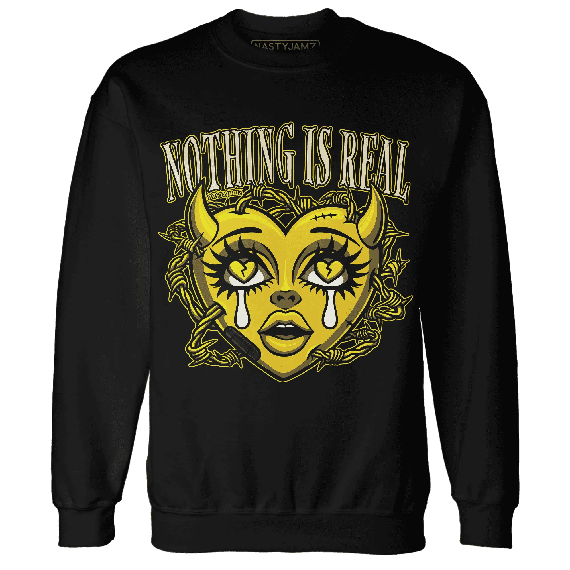 Vivid-Sulfur-4s-Sweatshirt-Match-Nothing-Is-Real