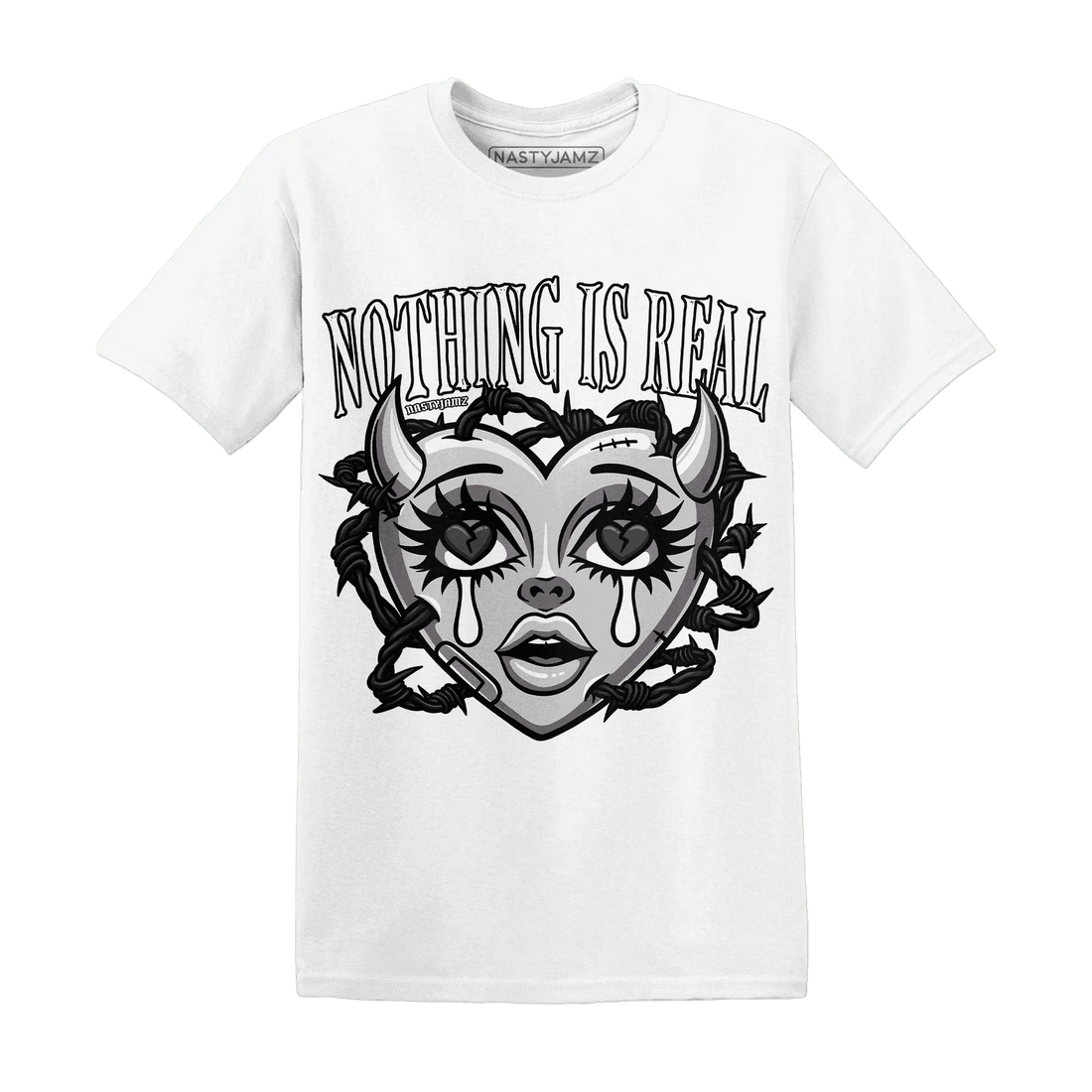 White-Thunder-4s-T-Shirt-Match-Nothing-Is-Real