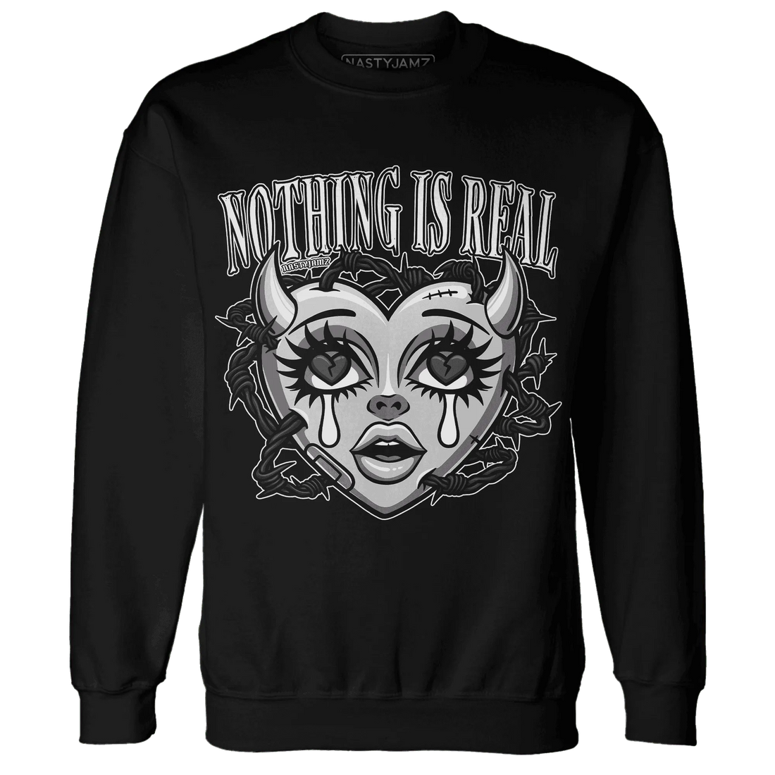 White-Thunder-4s-Sweatshirt-Match-Nothing-Is-Real