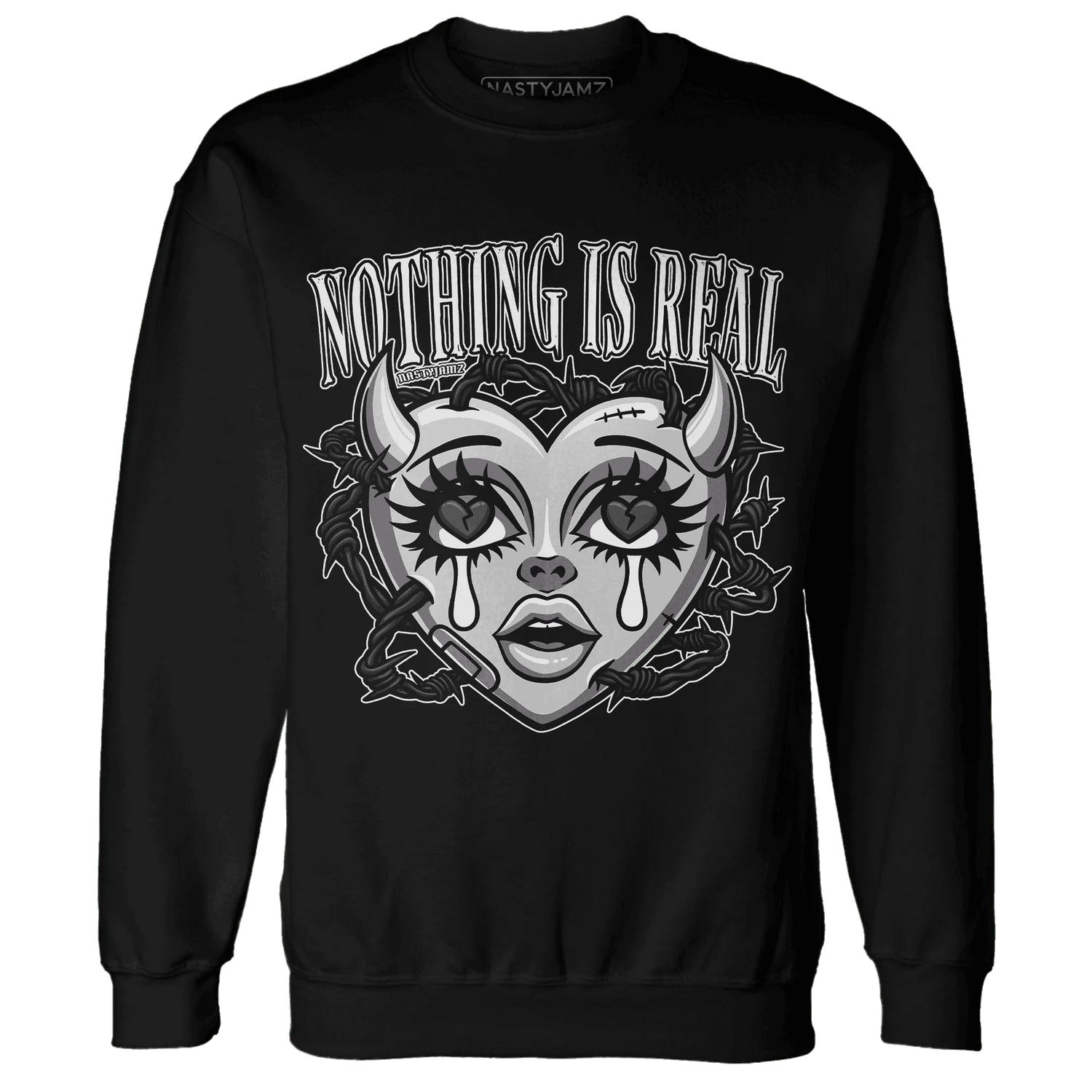 White-Thunder-4s-Sweatshirt-Match-Nothing-Is-Real