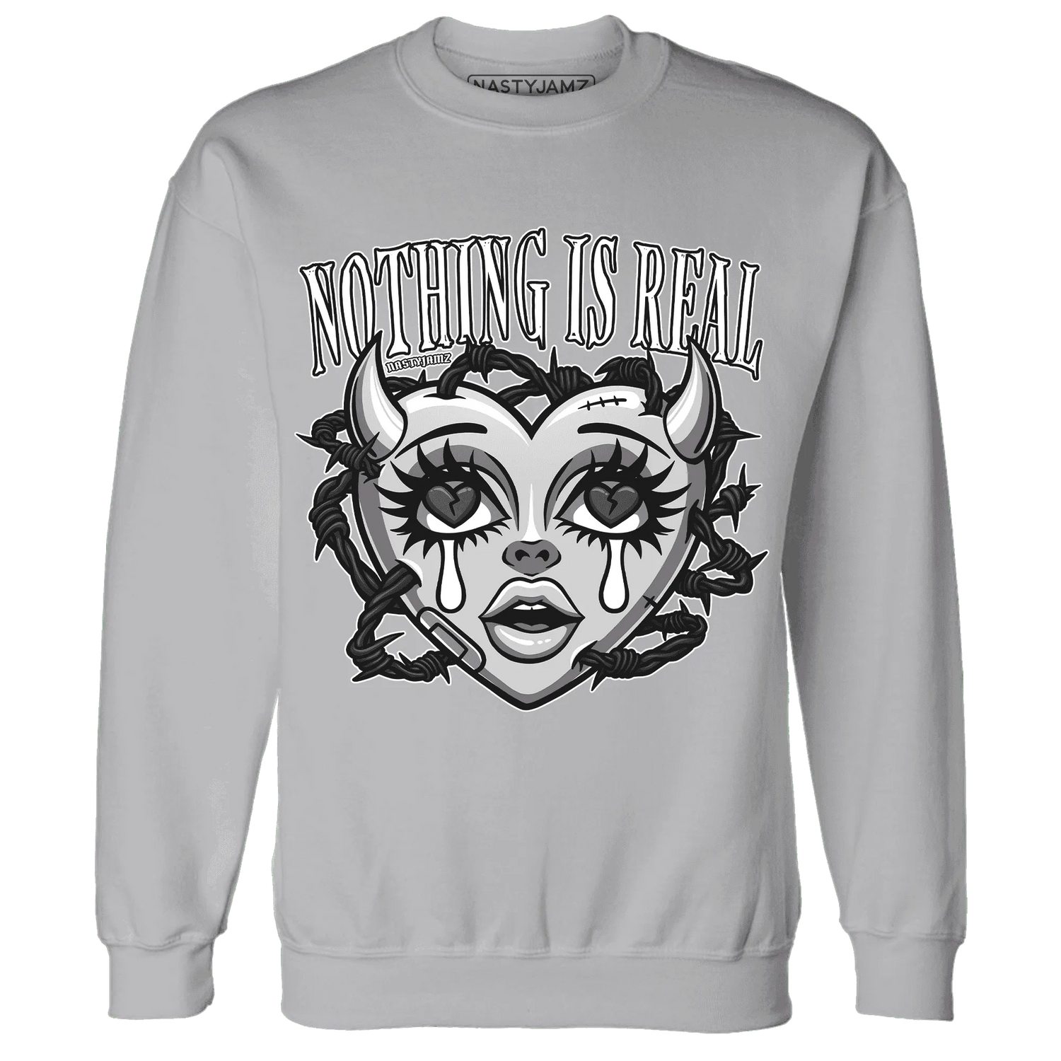 White-Thunder-4s-Sweatshirt-Match-Nothing-Is-Real