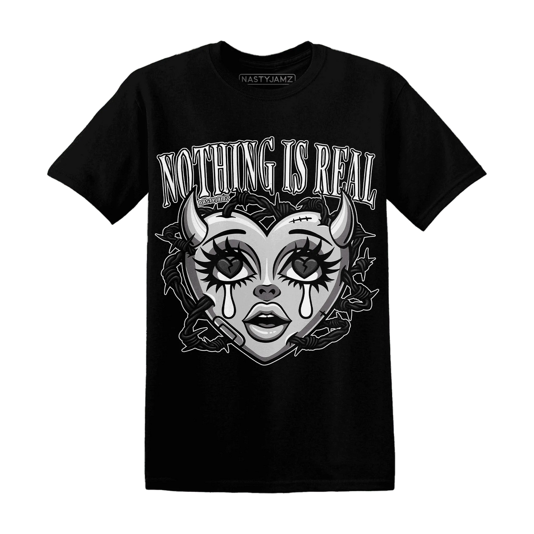 White-Thunder-4s-T-Shirt-Match-Nothing-Is-Real