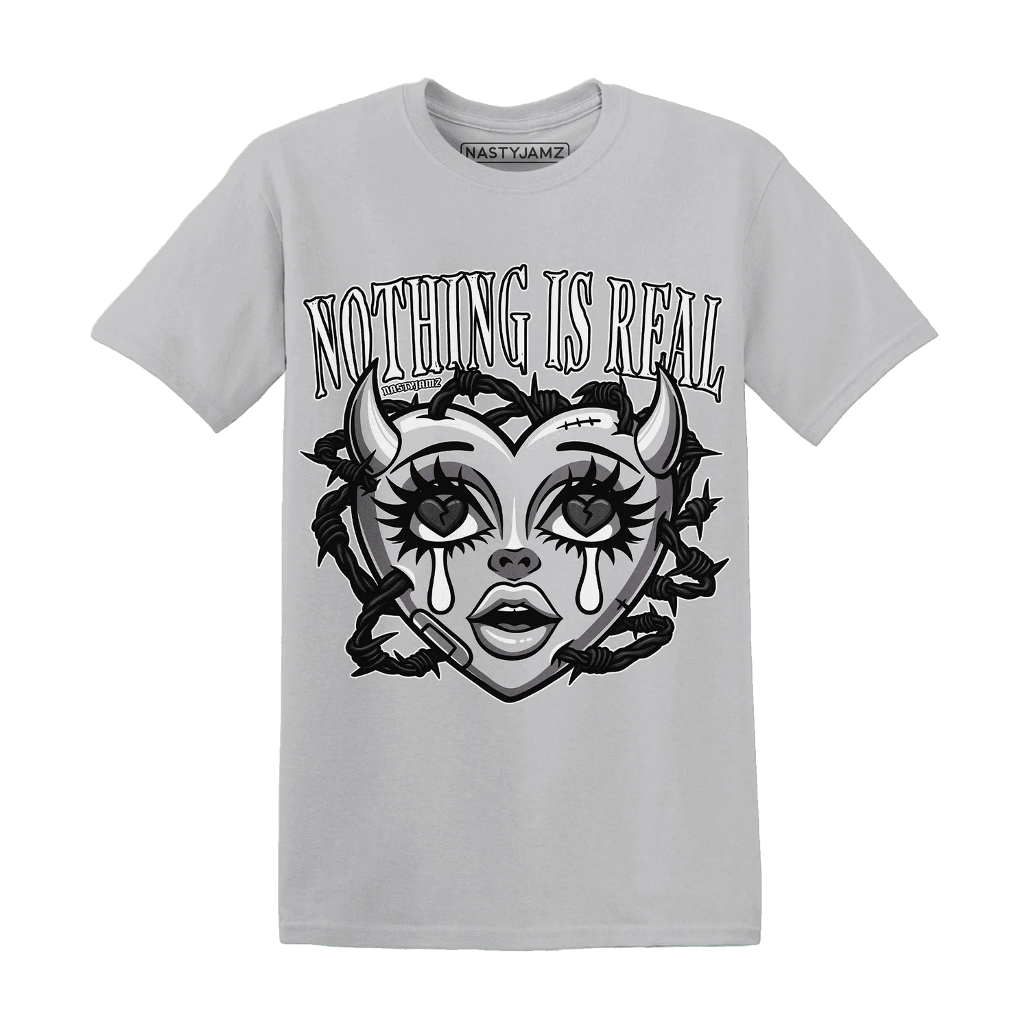 White-Thunder-4s-T-Shirt-Match-Nothing-Is-Real