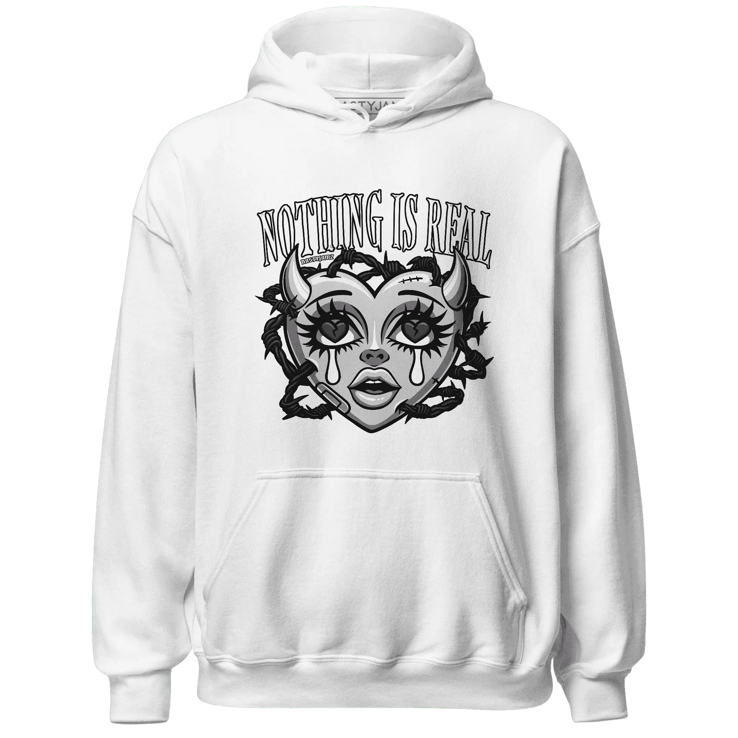 White-Thunder-4s-Hoodie-Match-Nothing-Is-Real