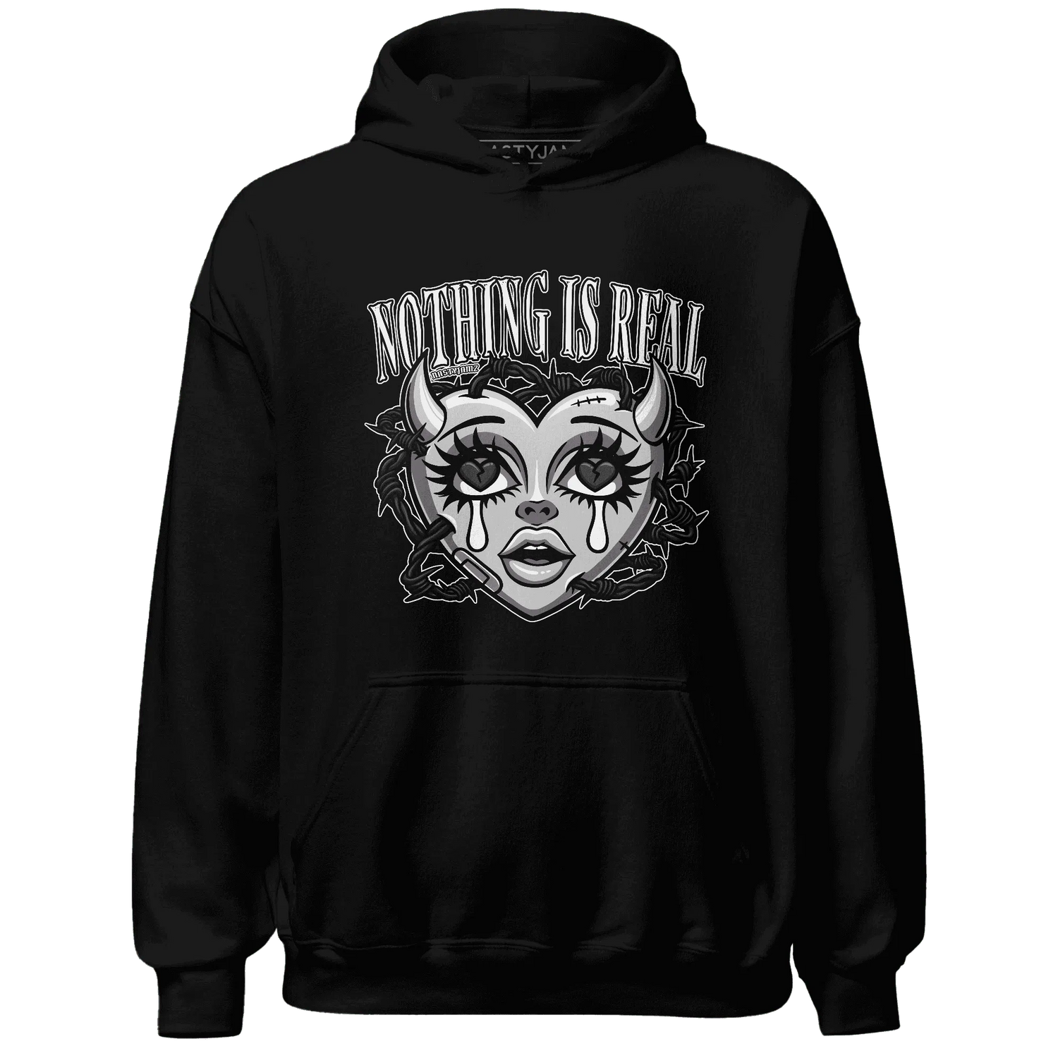 White-Thunder-4s-Hoodie-Match-Nothing-Is-Real