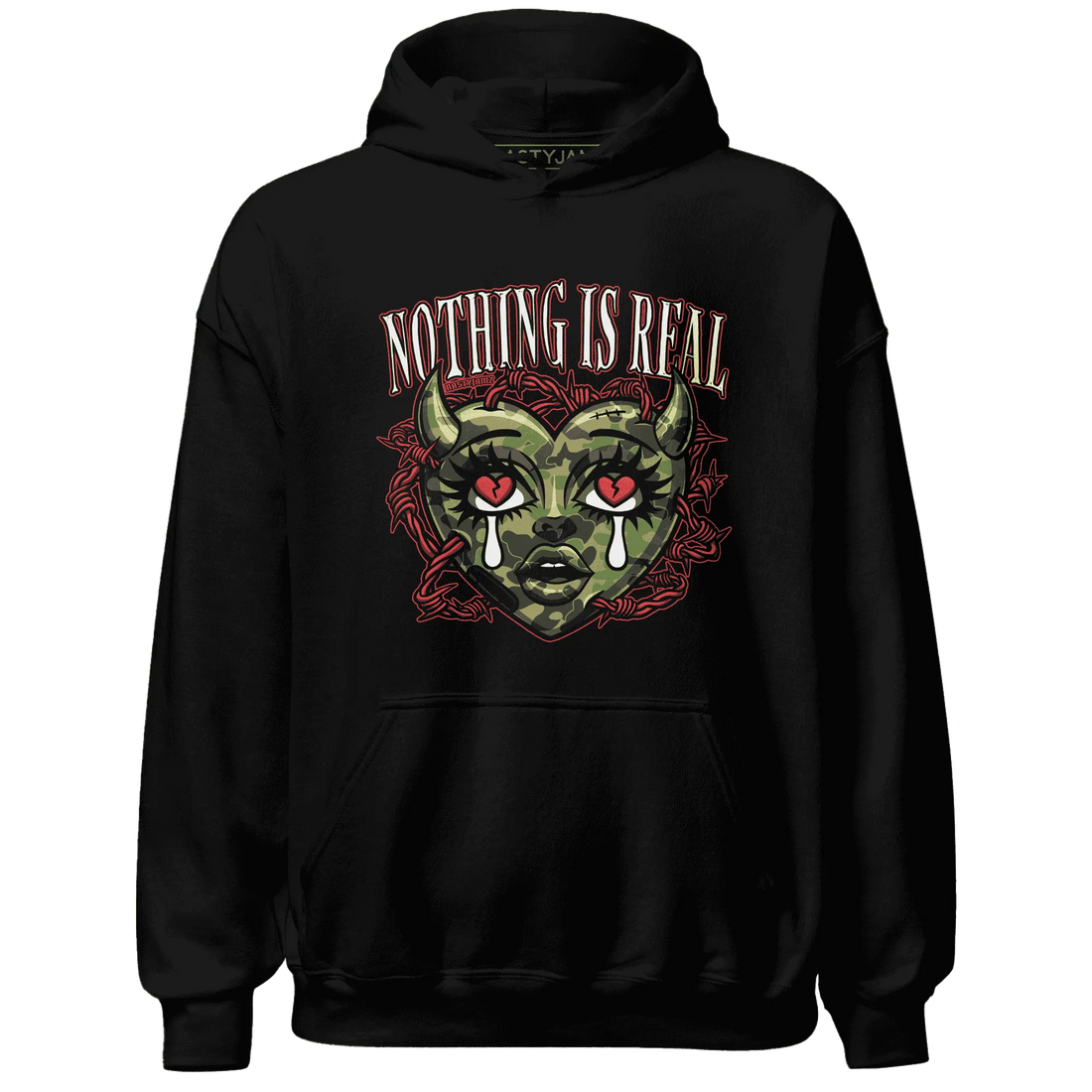AM-90-Dark-Sage-Solar-Red-Hoodie-Match-Nothing-Is-Real