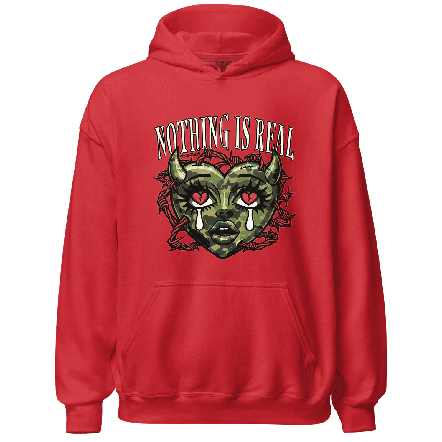 AM-90-Dark-Sage-Solar-Red-Hoodie-Match-Nothing-Is-Real