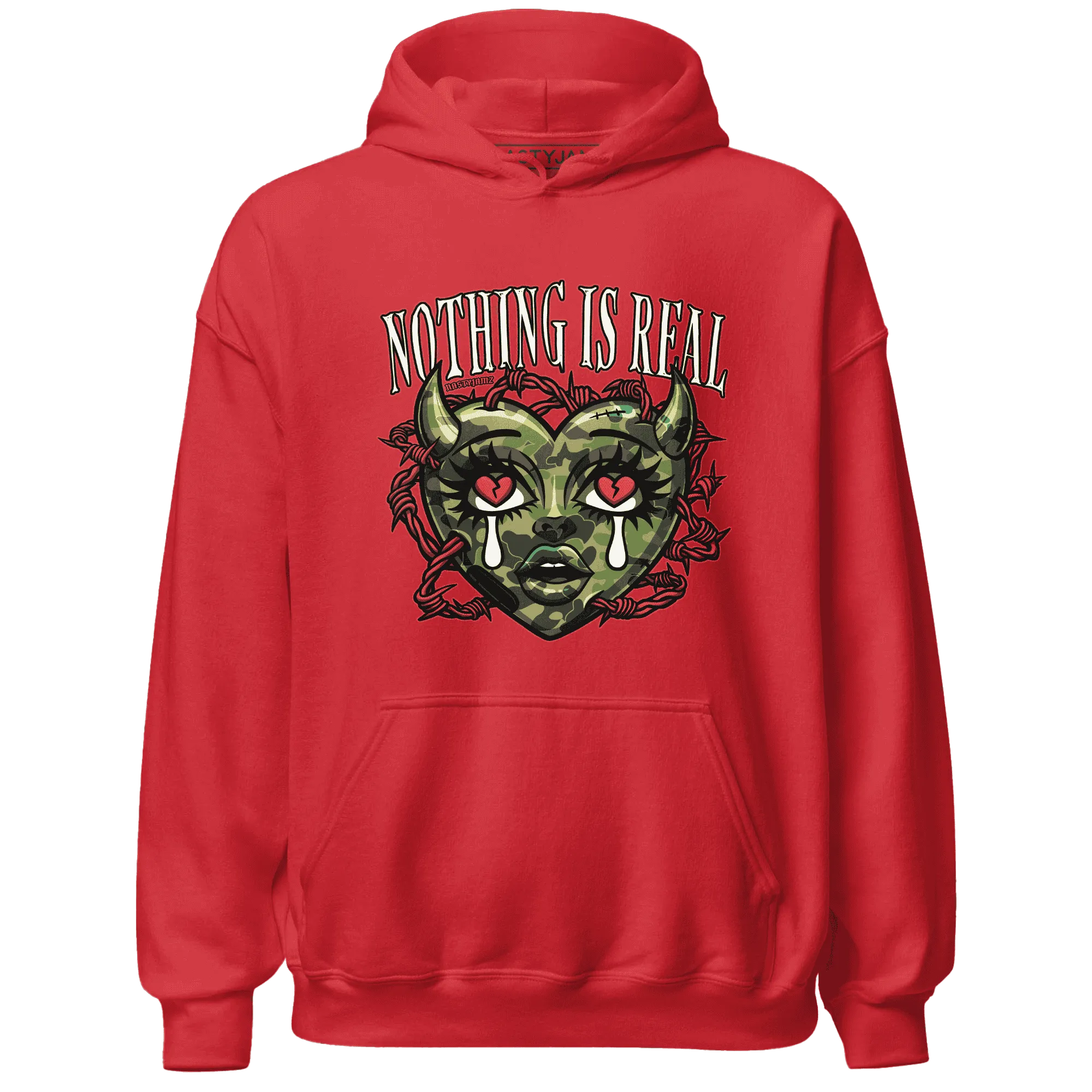 AM-90-Dark-Sage-Solar-Red-Hoodie-Match-Nothing-Is-Real