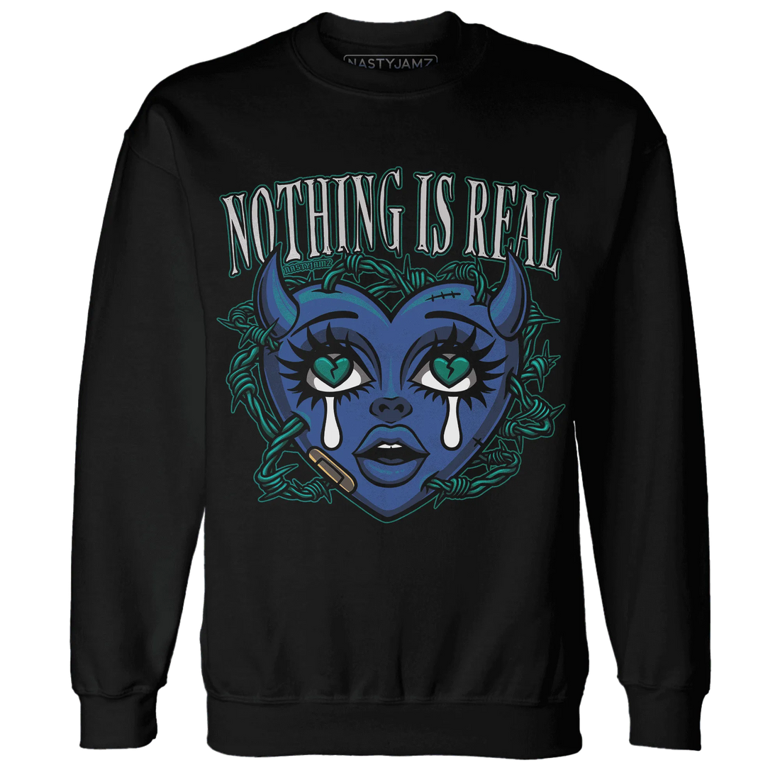 Dunk-Hyper-Royal-Malachite-Sweatshirt-Match-Nothing-Is-Real