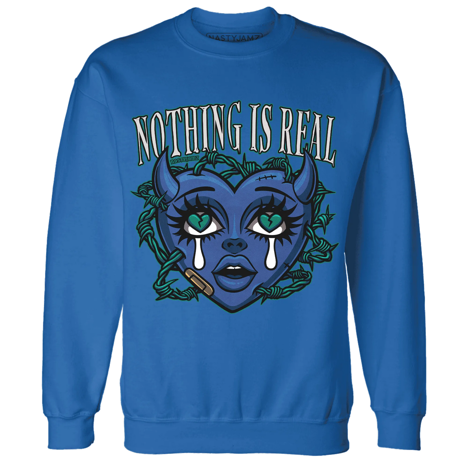 Dunk-Hyper-Royal-Malachite-Sweatshirt-Match-Nothing-Is-Real