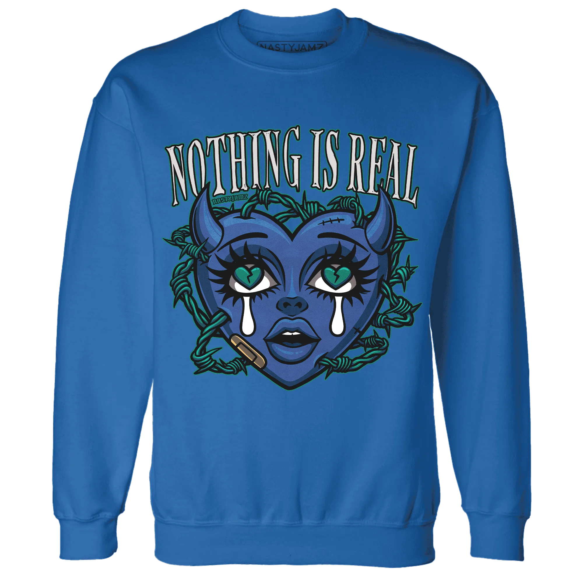 Dunk-Hyper-Royal-Malachite-Sweatshirt-Match-Nothing-Is-Real