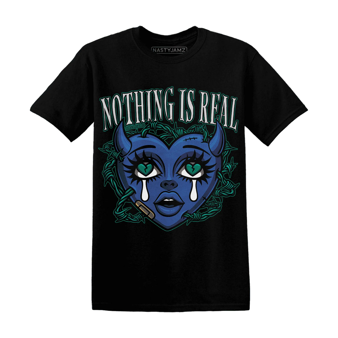 Dunk-Hyper-Royal-Malachite-T-Shirt-Match-Nothing-Is-Real