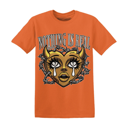 Dunk-Low-Retro-Wheat-Orange-T-Shirt-Match-Nothing-Is-Real
