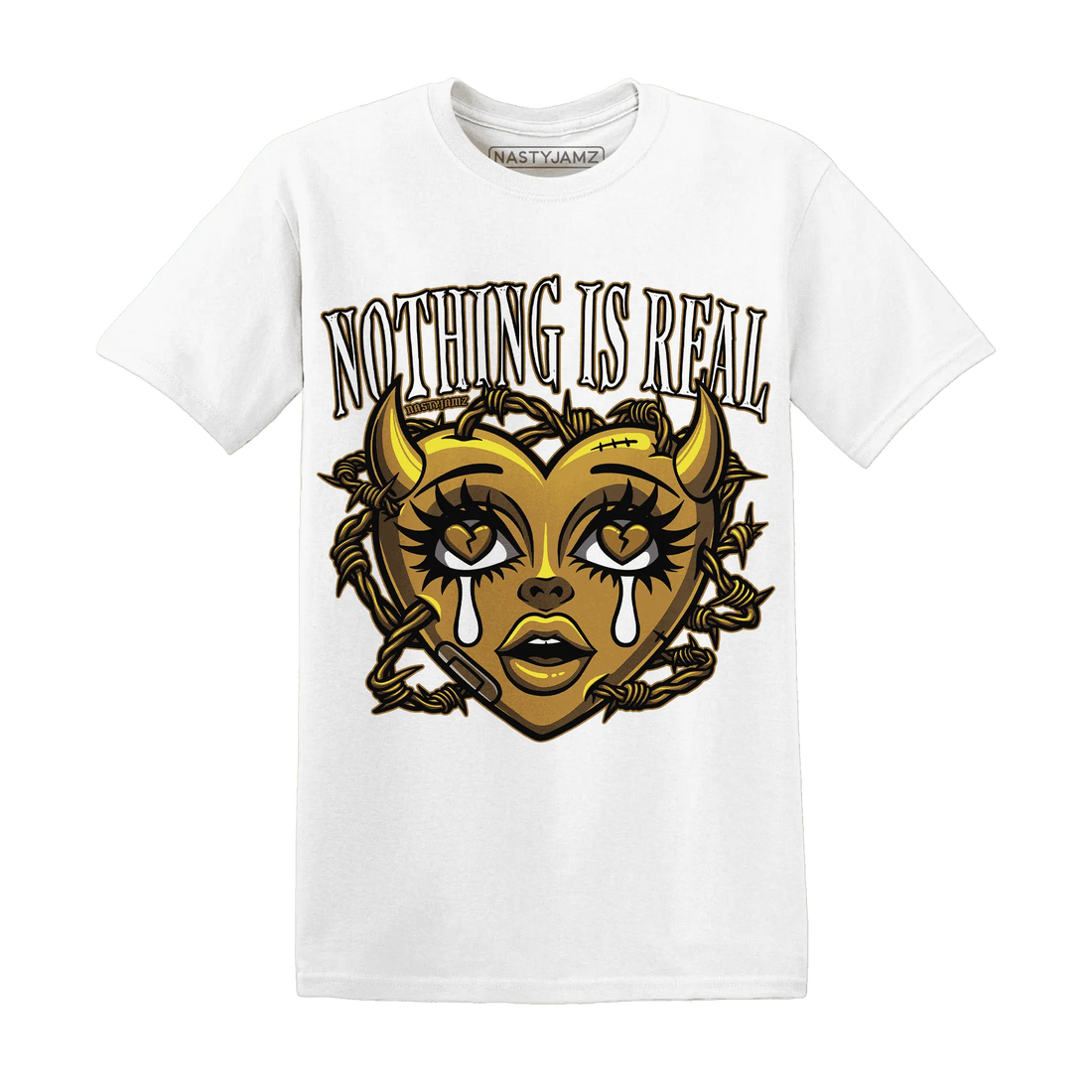 Wheat-13s-T-Shirt-Match-Nothing-Is-Real