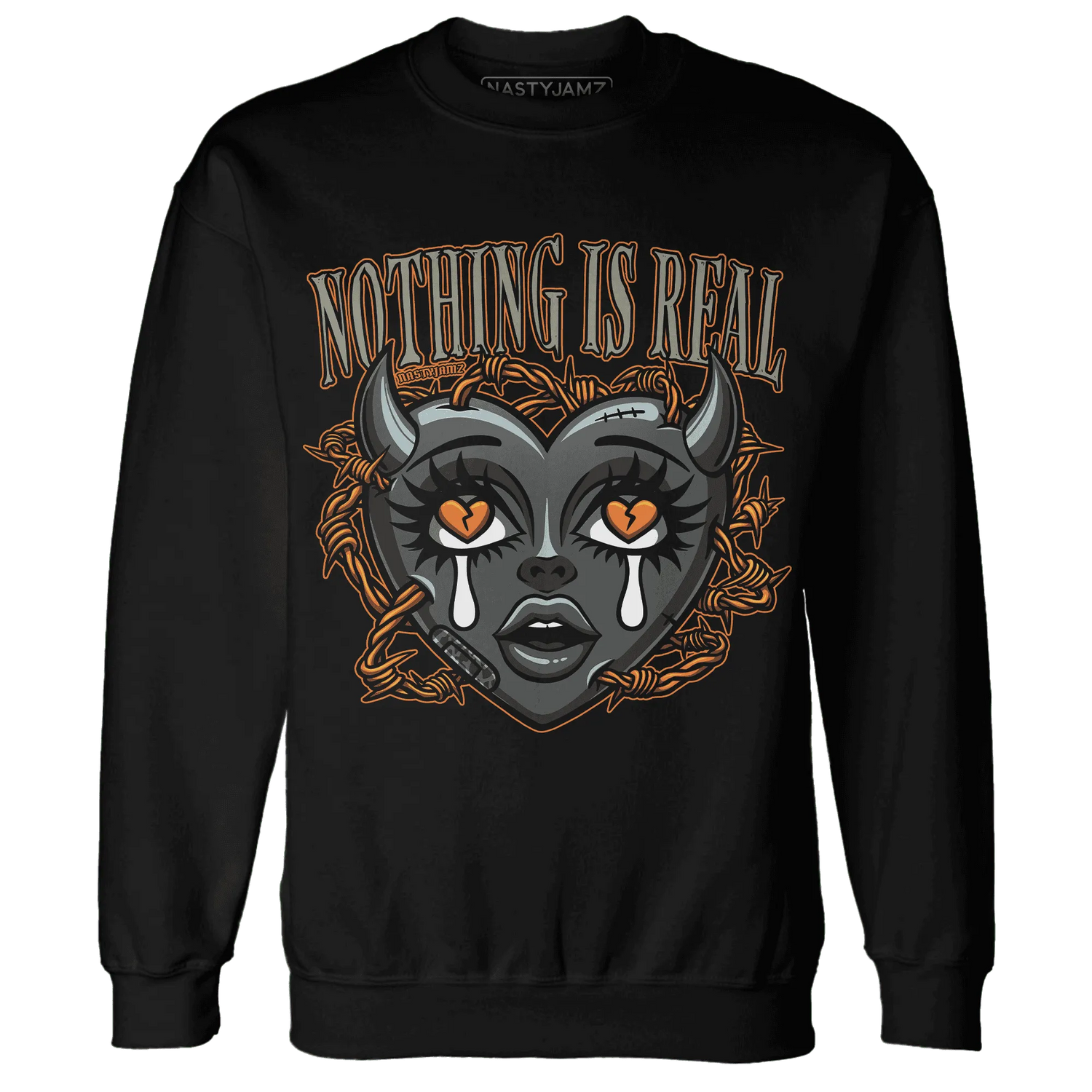 Fear-Pack-3s-Sweatshirt-Match-Nothing-Is-Real