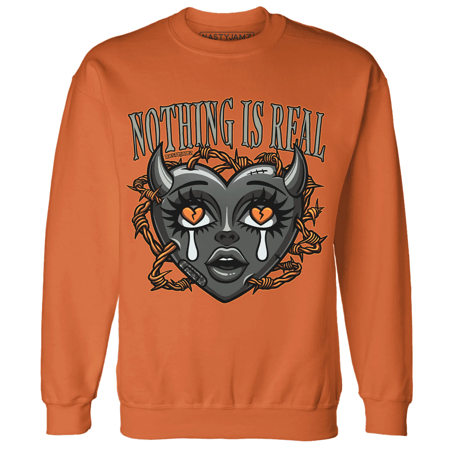Fear-Pack-3s-Sweatshirt-Match-Nothing-Is-Real