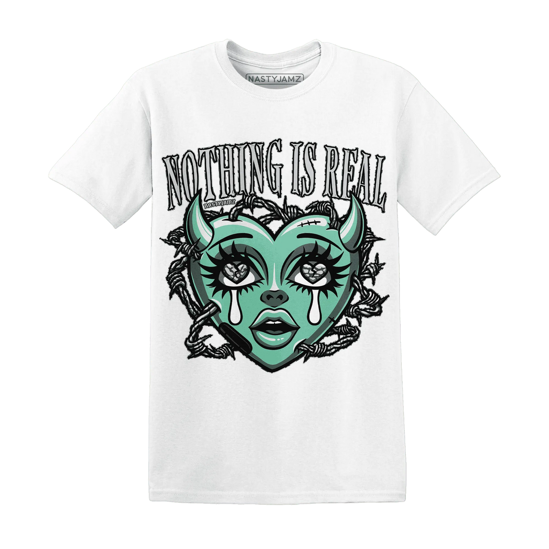 Green-Glow-3s-T-Shirt-Match-Nothing-Is-Real