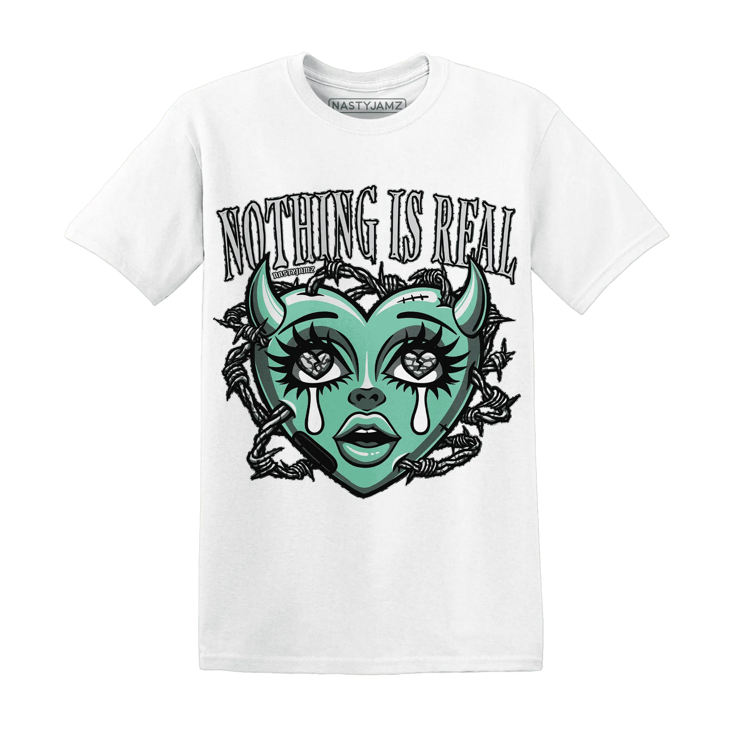 Green-Glow-3s-T-Shirt-Match-Nothing-Is-Real