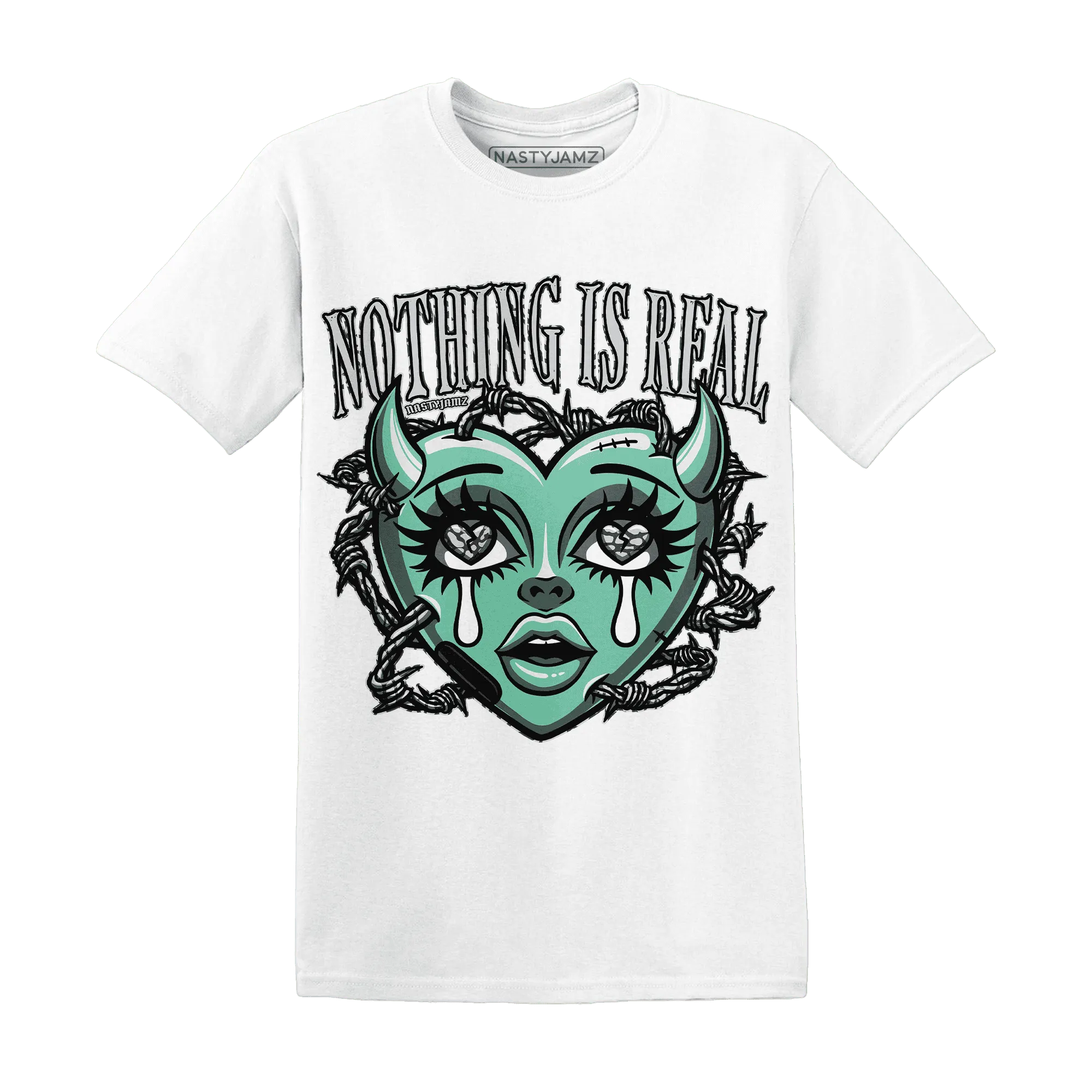 Green-Glow-3s-T-Shirt-Match-Nothing-Is-Real