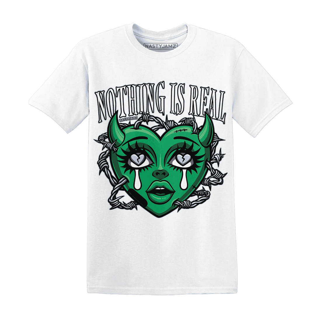 Lucky-Green-5s-T-Shirt-Match-Nothing-Is-Real