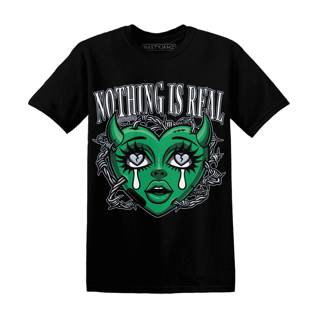 Lucky-Green-5s-T-Shirt-Match-Nothing-Is-Real